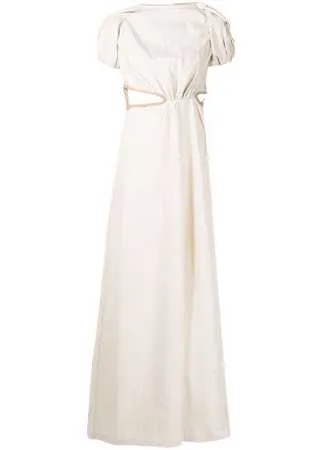 Rachel Gilbert платье макси с объемными рукавами