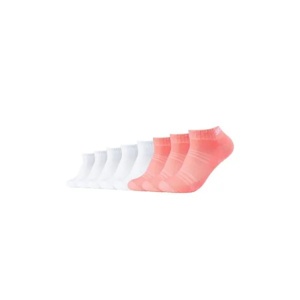 Носки-кроссовки унисекс пыльный коралловый, упаковка 8 шт. SKECHERS, цвет orange
