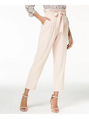 RACHEL ROY Женские розовые брюки с поясом и бумажным мешком для работы с высокой талией 8