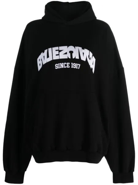 Balenciaga худи Back Flip, черный