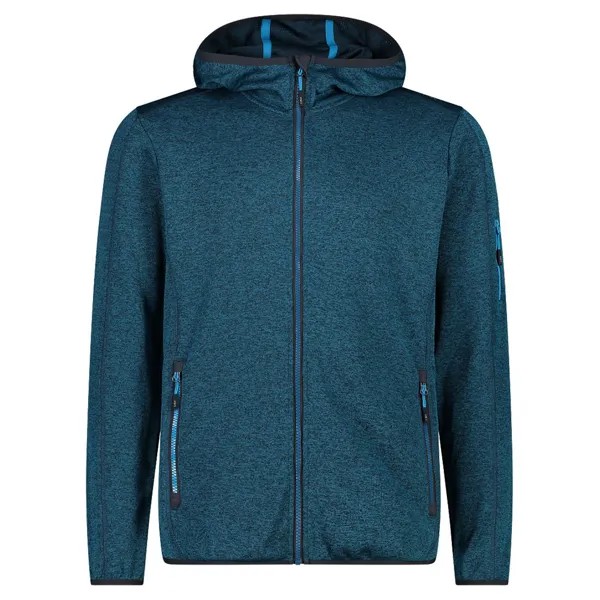 Толстовка на молнии CMP 31H5007 Hooded, синий