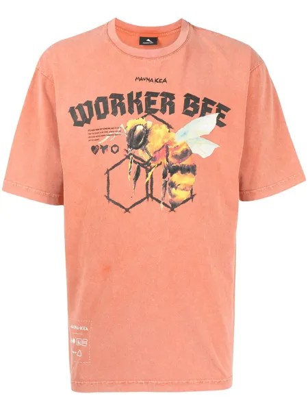 Mauna Kea футболка с принтом Worker Bee