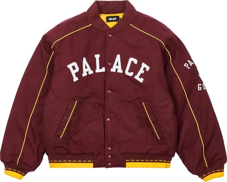 Куртка Palace Goats Varsity Jacket 'Burgundy', красный