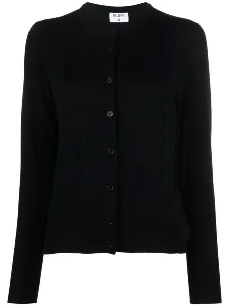 Кардиган с длинными рукавами Filippa K, черный