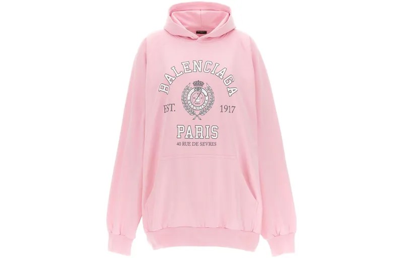 Свитшот женский розовый Balenciaga