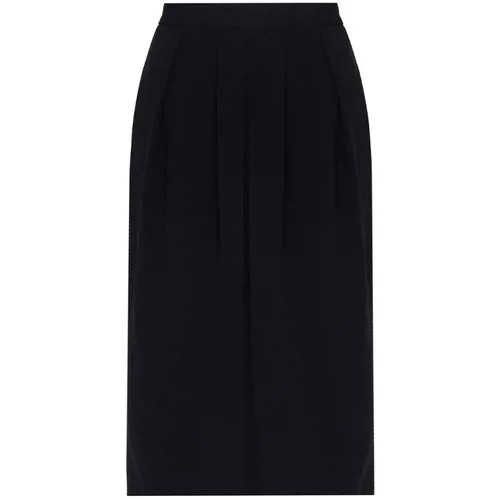 Юбка Max Mara, миди, размер 48, черный