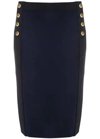 Givenchy юбка-карандаш с декоративными пуговицами