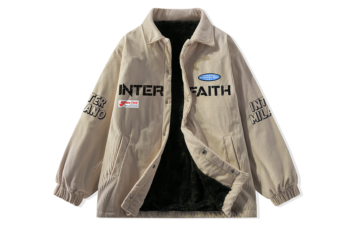 Inter Milan Football Club ФК Куртка унисекс Internazionale Milano, Коричневый (бархатный теплый)