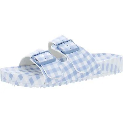 Madden Girl Womens Teddy Slip On Flat Footbed Sandals Shoes BHFO 6179