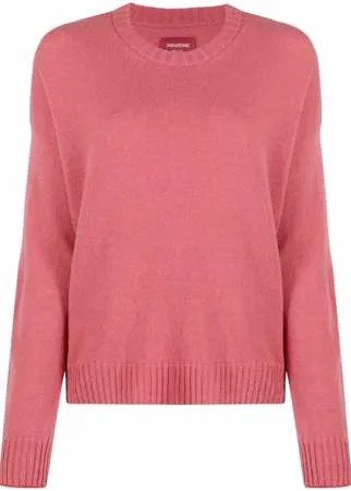 Zadig&Voltaire кашемировый джемпер Markus с логотипом