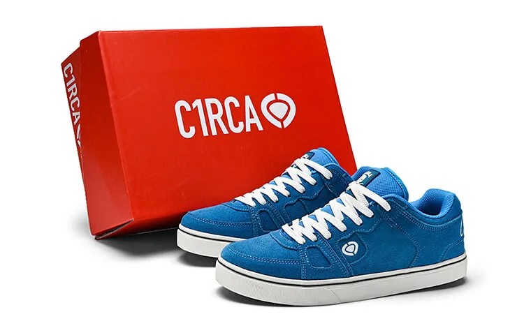 Кроссовки C1RCA Skateboarding Shoes Men Low-top Blue, синий