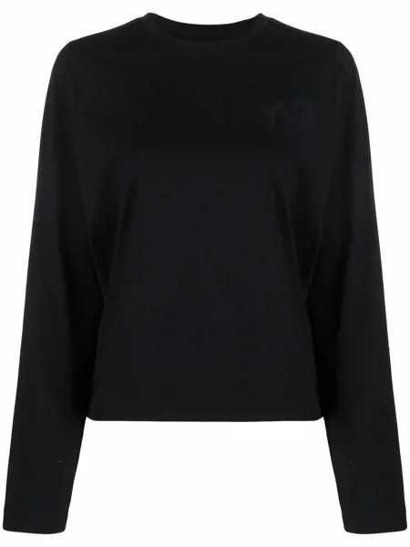 Y-3 футболка с длинными рукавами