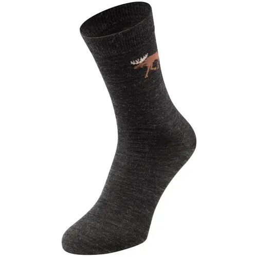 Мужские носки Tesema, 1 пара, классические, быстросохнущие, антибактериальные свойства, износостойкие, размер 40-42, серый