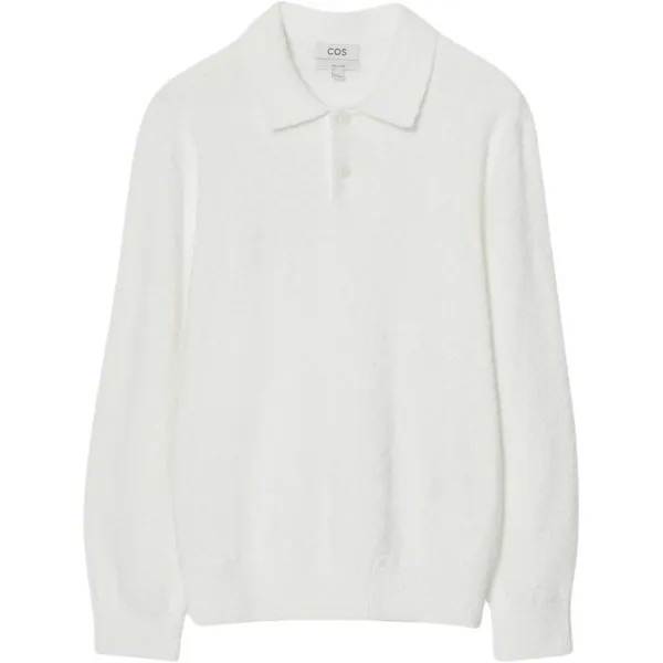 Рубашка поло мужская Off-white Cos, кремовый