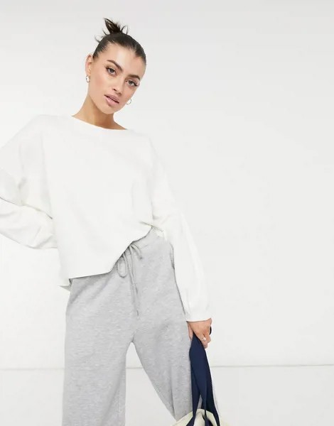 Серый лонгслив French Connection Suzie