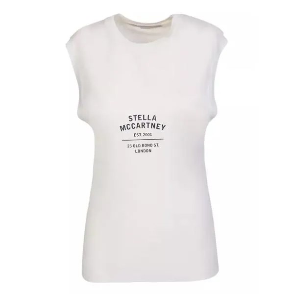 Футболка white casual logoed t-shirt Stella Mccartney, мультиколор