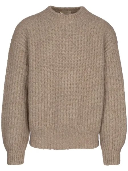 Loro Piana коконирующий свитер, коричневый