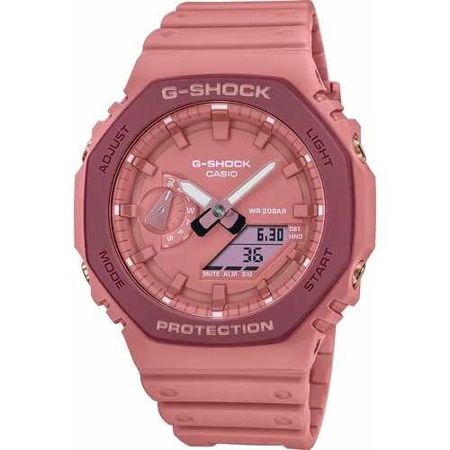 Наручные часы CASIO G-Shock GA-2110SL-4A4, красный, коралловый
