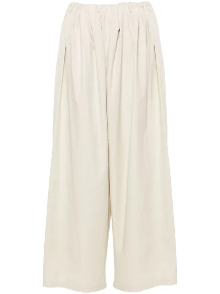 MM6 Maison Margiela брюки Chalk, нейтральный цвет