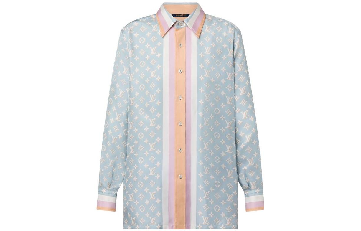 LOUIS VUITTON Женская рубашка, цвет Blue