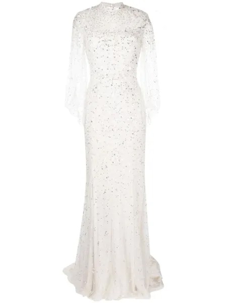 Jenny Packham свадебное платье Hedda с пайетками, белый