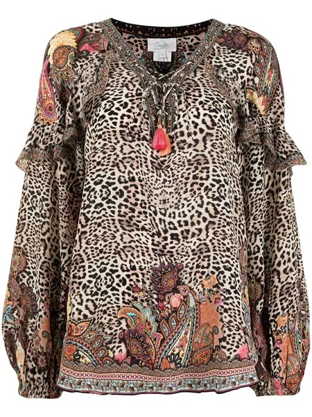 Camilla блузка Wild Child с леопардовым принтом