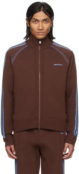 Коричневый - Заметная спортивная куртка adidas Originals Edition Wales Bonner