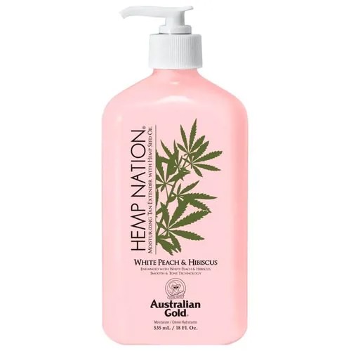 Australian Gold лосьон после загара Hemp Nation White Peach & Hibiscus 535 мл