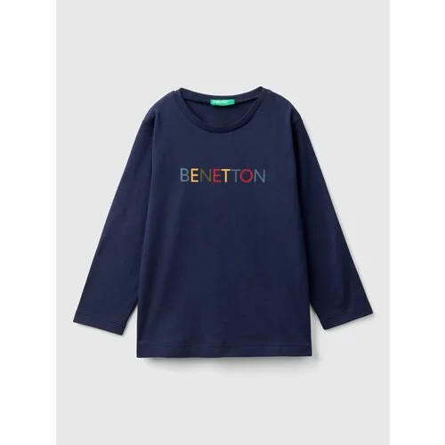 Лонгслив UNITED COLORS OF BENETTON, размер 98, синий