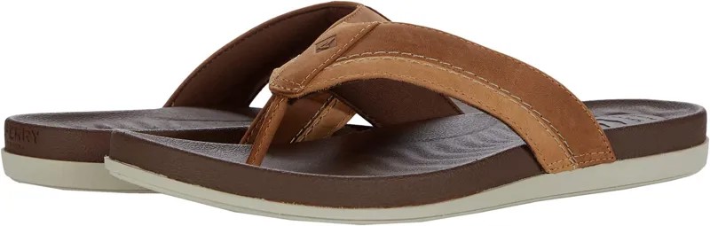 Шлепанцы Plushwave Thong Sperry, цвет Tan