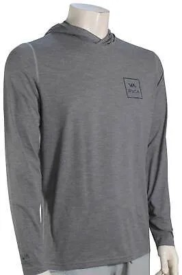 Пуловер с капюшоном RVCA Surf Shirt — Хизер Серый — Новинка