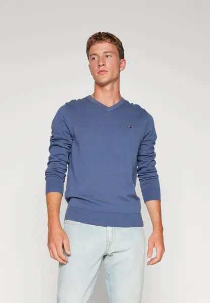 Свитер CLASSIC V NECK Tommy Hilfiger, выцветший индиго