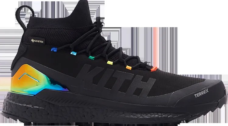 Ботинки Adidas KITH x Terrex Free Hiker 'Black', черный