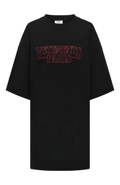 Хлопковая футболка VETEMENTS