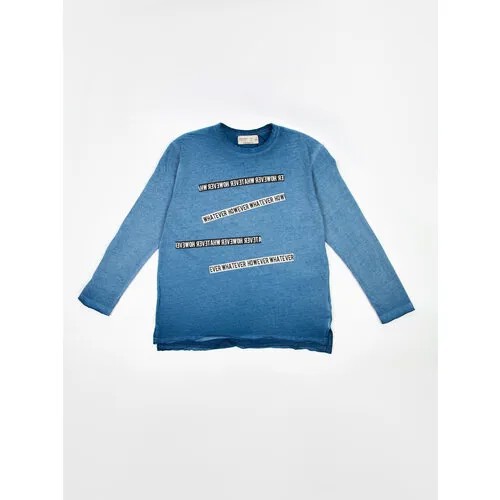Лонгслив Zara, размер 122, синий