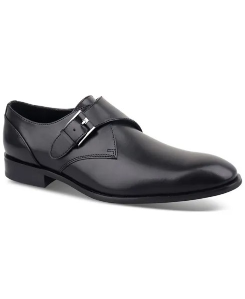 Мужские туфли монки с одинарным ремешком Alfani, черный