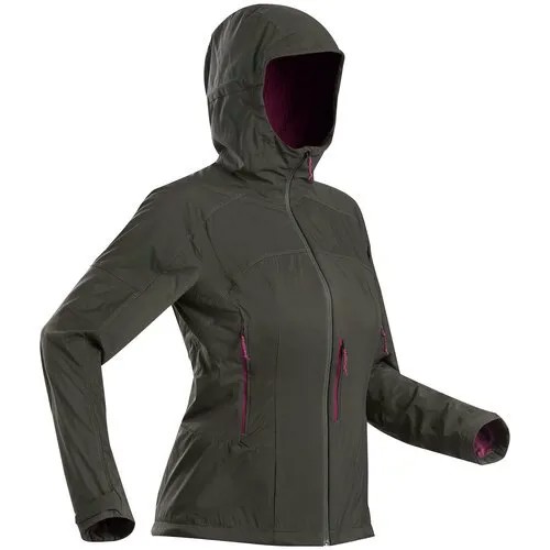 Куртка TREK 900 женская, размер: L, цвет: Темно-Зеленый FORCLAZ Х Decathlon