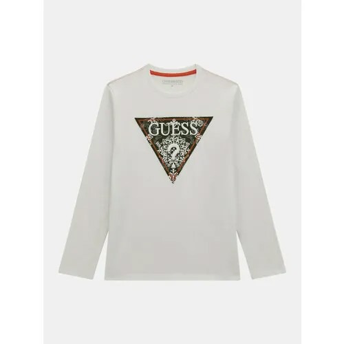 Лонгслив GUESS, размер 16, белый