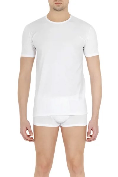 Футболка мужская Pompea T-SHIRT V COTTON белая XL