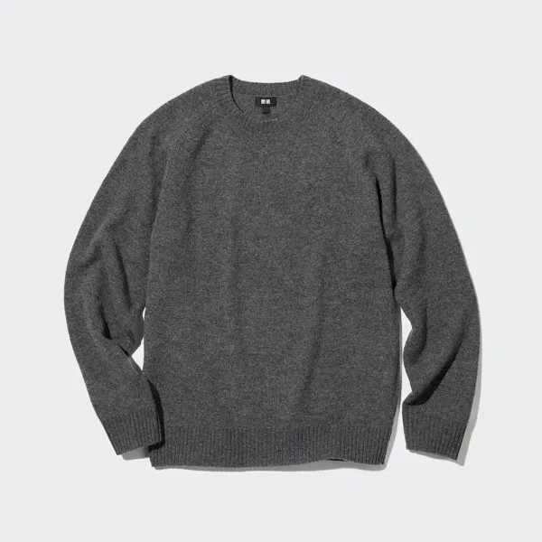 Джемпер Uniqlo Premium Lambswool, серый