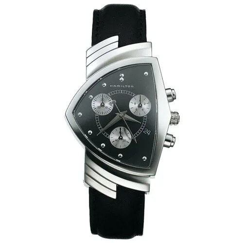 Наручные часы Hamilton H24412732, черный, серебряный