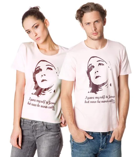 Футболка с принтом I GAVE MYSELF TO JESUS LOGOSHIRT, цвет rosa