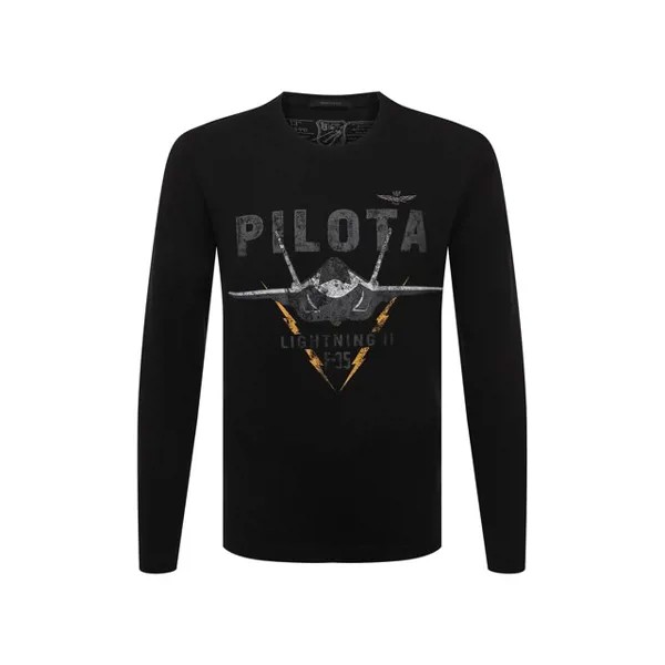 Хлопковый лонгслив Aeronautica Militare