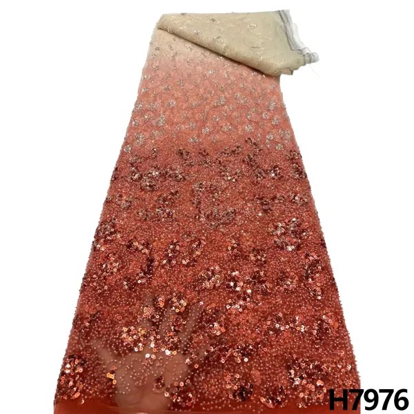 HFX сетчатая африканская кружевная ткань 2023 блестящее Тюлевое вечернее платье для женщин вышитая французская модная ткань сшитая 5 размеров