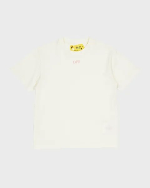 Футболка Off Stamp для девочек, размер 4–12 Off-White, цвет Off White Pink