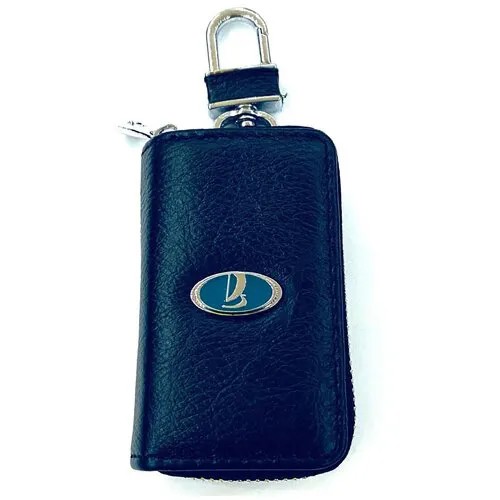 Брелок ключница / Брелок для ключей / Ключница для авто кожа ЭКО лада , LADA 5х8см.