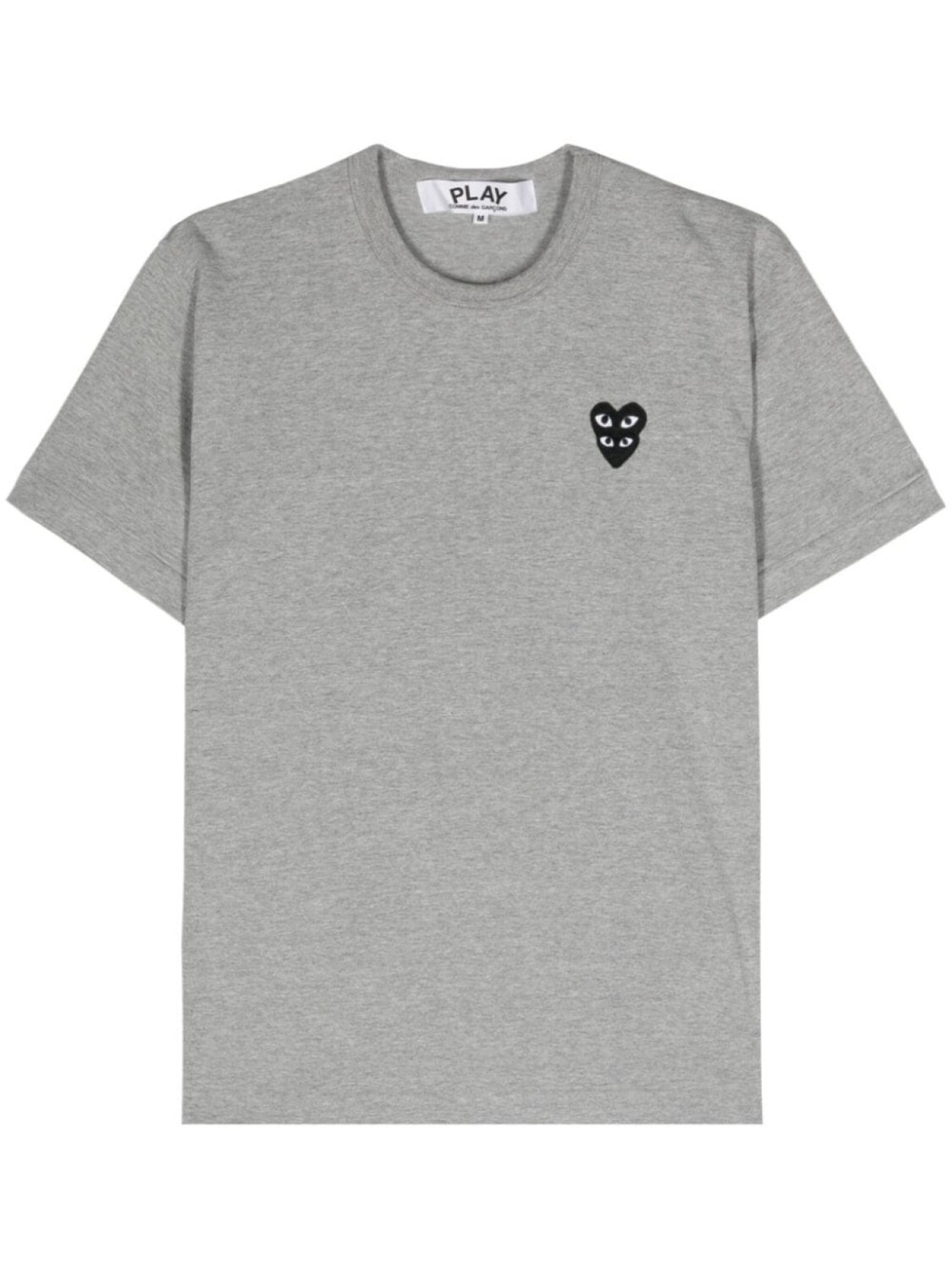 Comme Des Garçons Play футболка с логотипом, серый