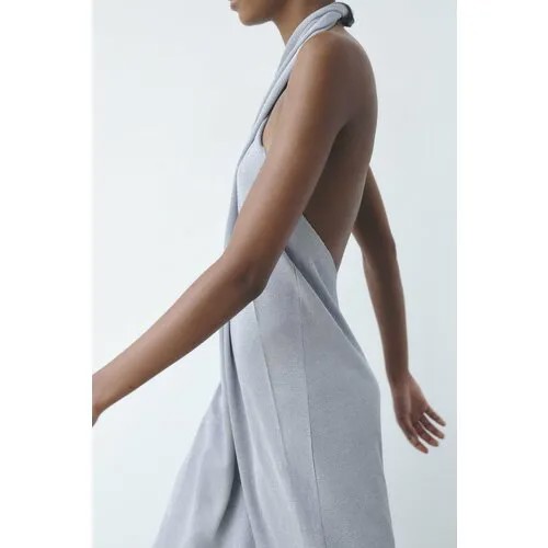 Сарафан Zara, размер L, серебряный