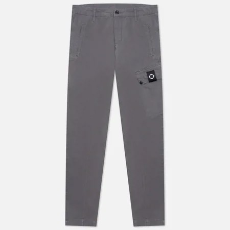 Мужские брюки MA.Strum Garment Dyed Regular Fit, цвет серый, размер M