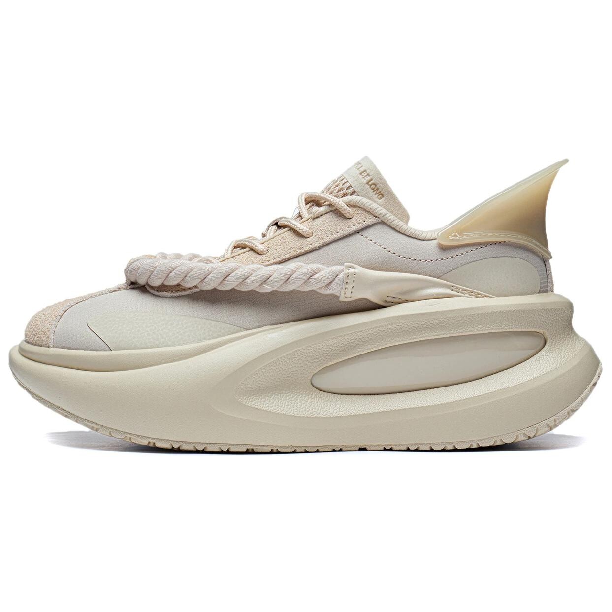 Кроссовки LiNing Yun You Ocra Lifestyle Shoes Men Low-top Light Brown, коричневый